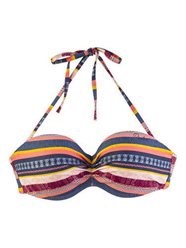 Protest MM Leslie 18 CCUP Damen Mix & Match Bandeau-Bikini Beet Red S/36 von Protest