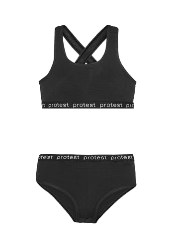 Protest Mädchen Prtbeau Jr Schwimm-Slips, True Black, 6 Jahre von Protest