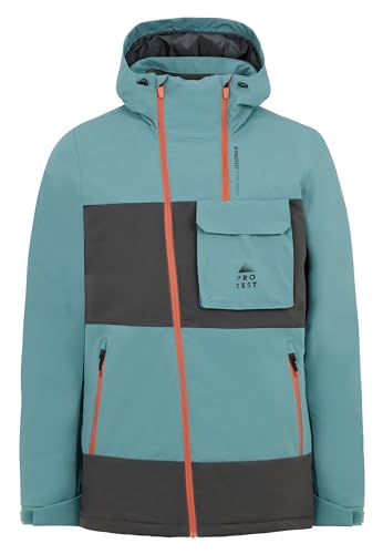 Protest Men Ski- Und Snowboardjacken PRTHURON Atlantic Green M von Protest