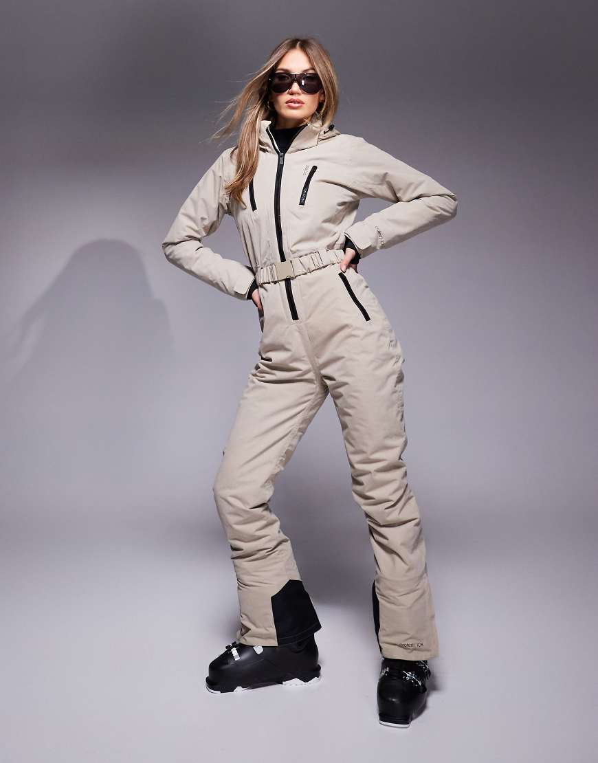 Protest - Prtsaga - Schneeanzug in Beige-Neutral von Protest