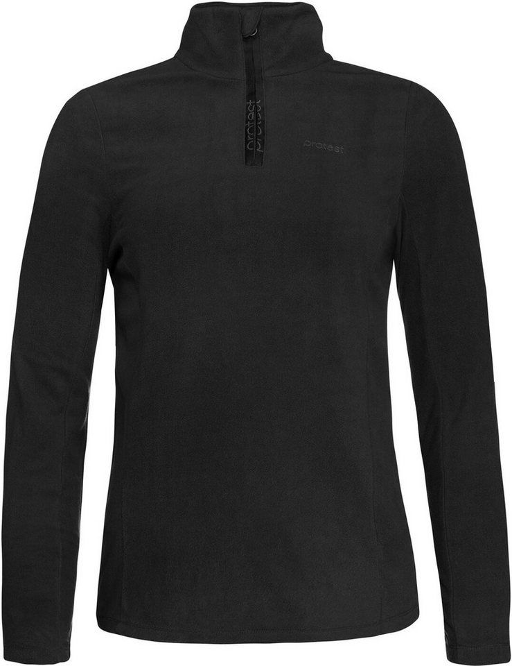 Protest Rollkragenpullover MUTEZ 1/4 zip top True Black von Protest