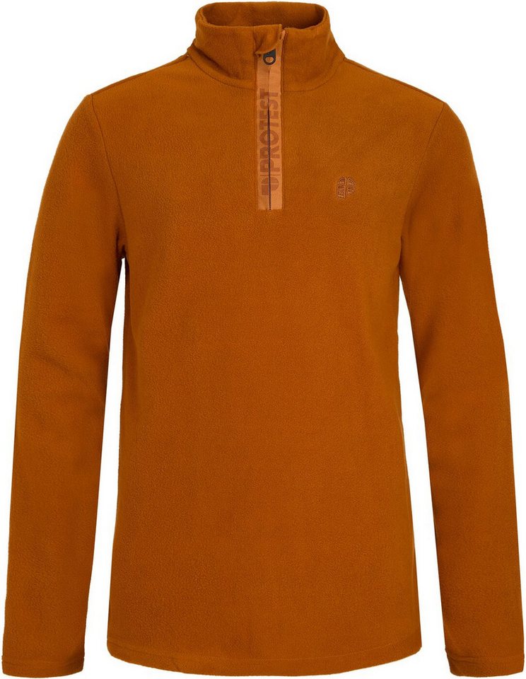 Protest Rollkragenpullover PERFECTY JR 1/4 zip top 608 Umberorange von Protest