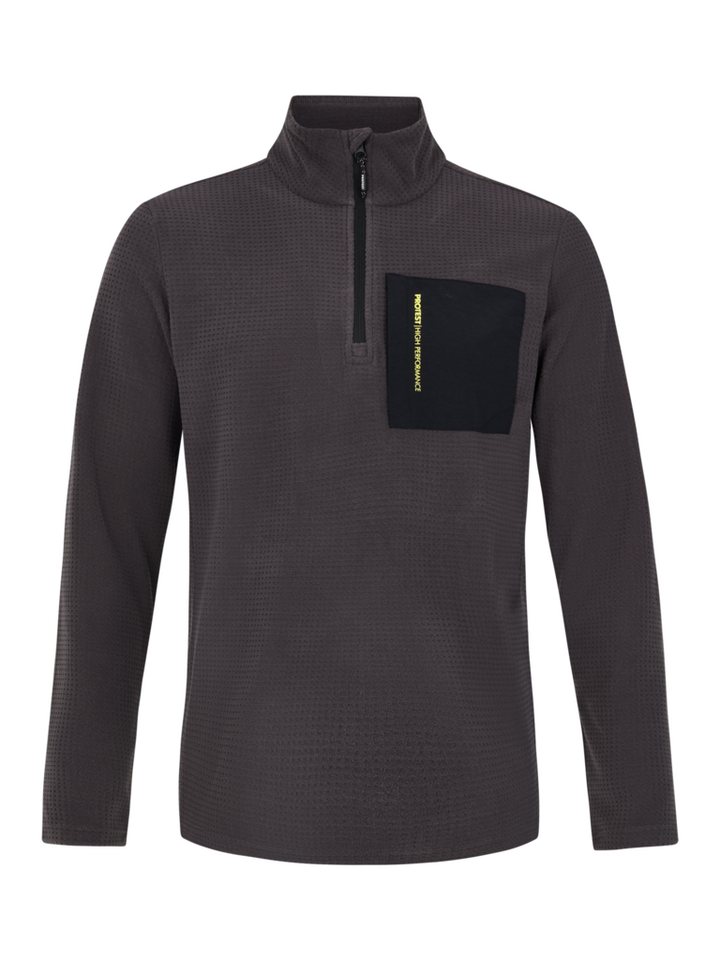 Protest Rollkragenpullover PRTCARE 1/4 zip active top DEEP GREY von Protest