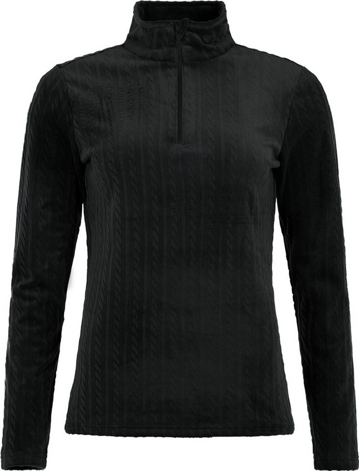 Protest Rollkragenpullover PRTGAIL 1/4 zip active top True Black von Protest