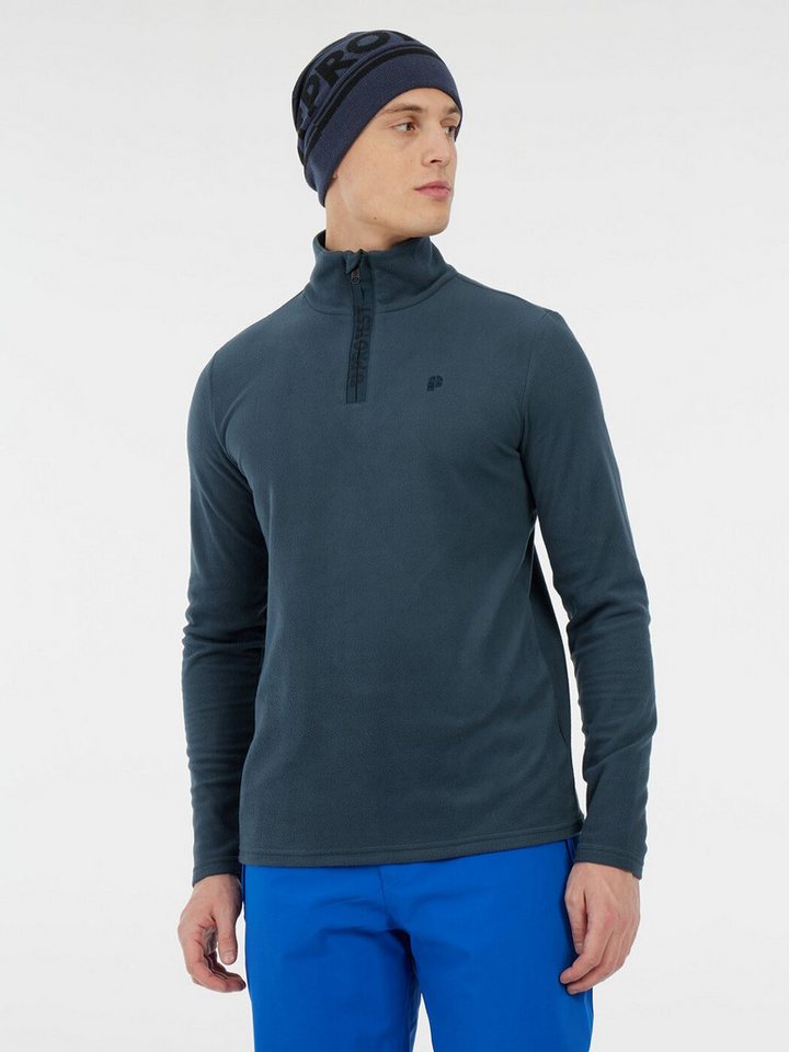 Protest Rollkragenpullover PRTReperfecto 1/4 zip active top Twilight navy von Protest