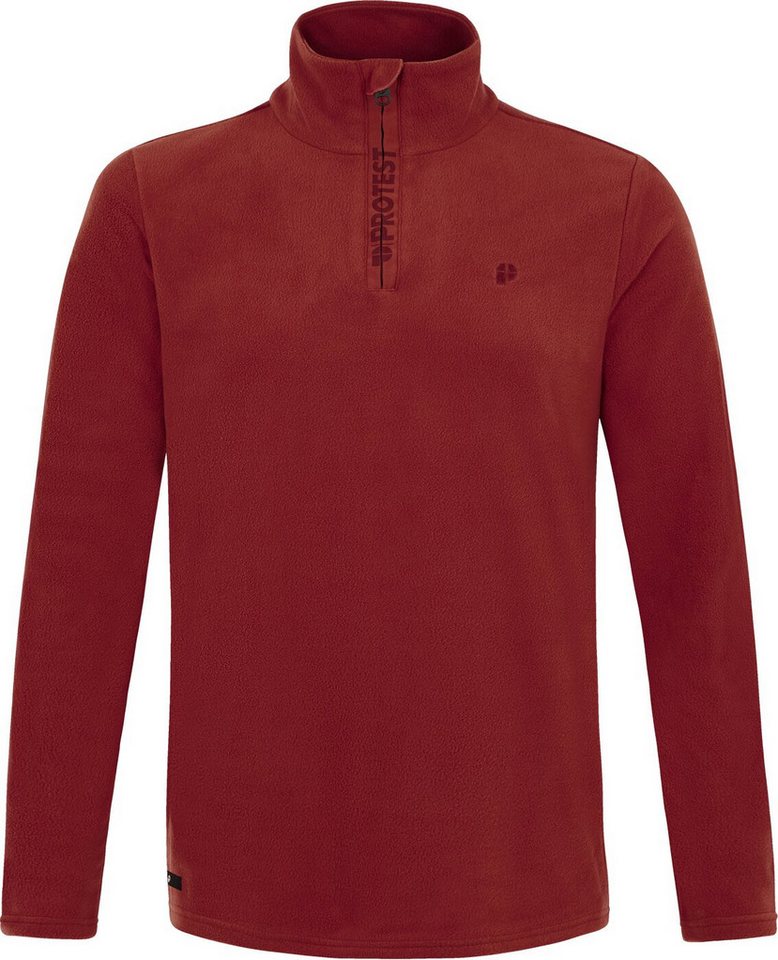 Protest Rollkragenpullover PRTReperfecto 1/4 zip active top VELVET RED von Protest