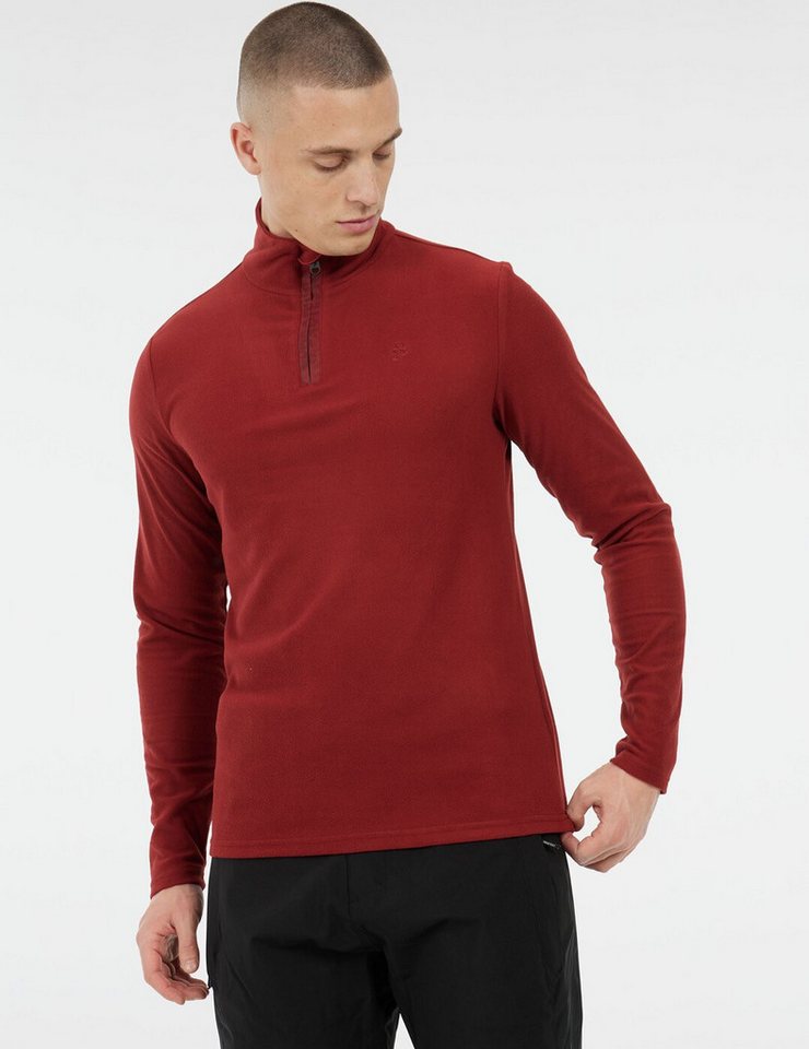 Protest Rollkragenpullover PRTReperfecto 1/4 zip active top Velvet red von Protest