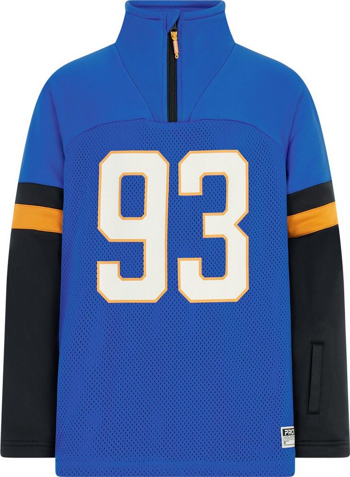 Protest Rollkragenpullover PRTRuben JR 1/4 zip active top Vibrant Blue von Protest