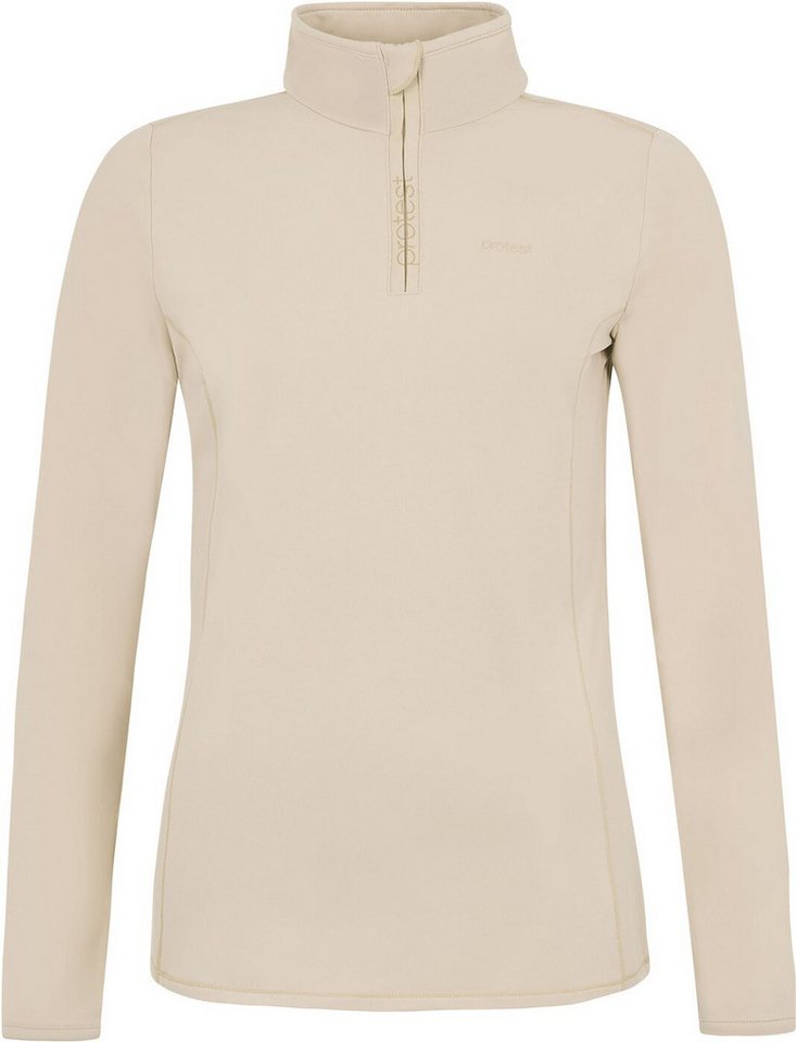Protest Rollkragenpullover REFABRIZ 1/4 zip top BambooBeige von Protest