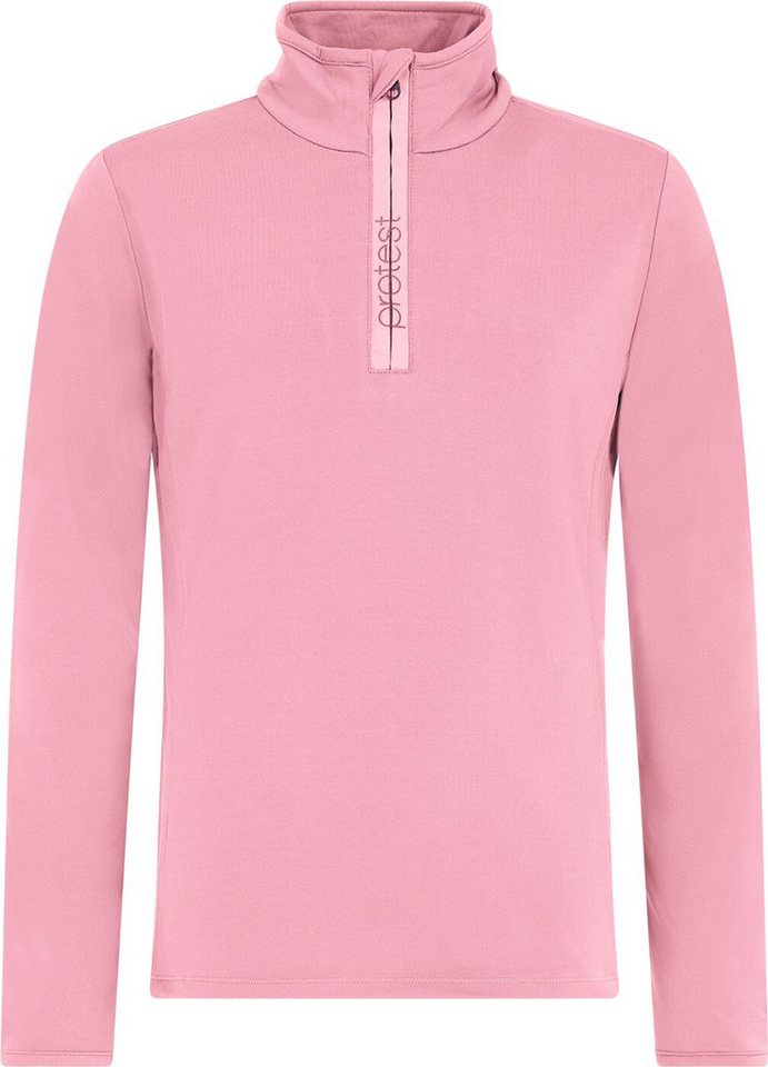 Protest Rollkragenpullover REFABRIZOY JR 1/4 zip active top Vintage Pink von Protest