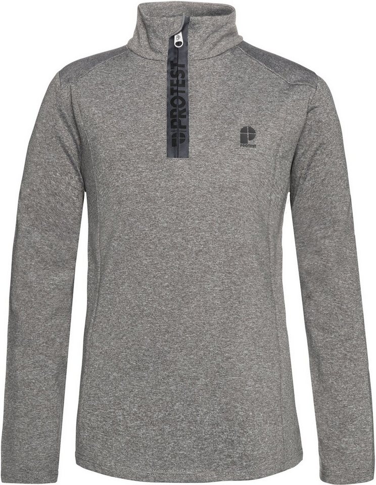 Protest Rollkragenpullover REWILLOWY JR 1/4 zip active top Dark Grey Melee Protest Rollkragenpullover REWILLOWY JR 1/4 zip active top Dark Grey Melee von Protest