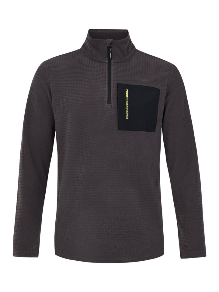 Protest Rollkragenshirt PRTCARE 1/4 zip active top Deep Grey von Protest
