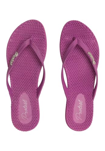 Protest Damen x Flache Sandale, Wild Berry, 40 EU von Protest