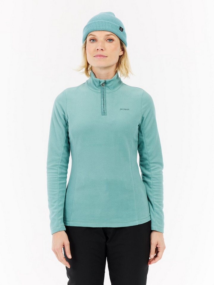 Protest Stehkragenpullover PRTRemutez 1/4 zip active top Glacial Blue von Protest
