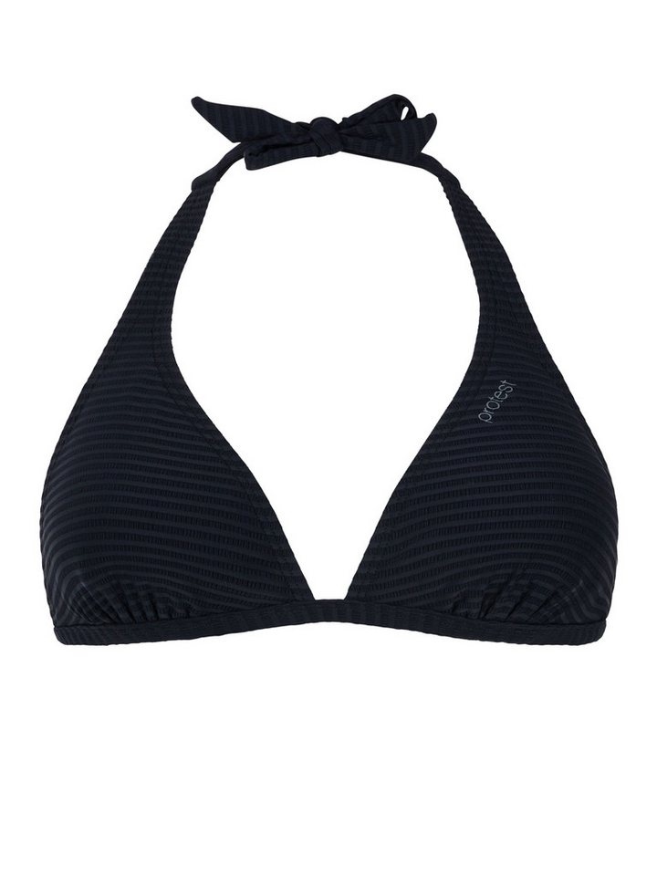 Protest Triangel-Bikini MIXCAVIAR halter bikini top B&C-cup TRUE BLACK von Protest
