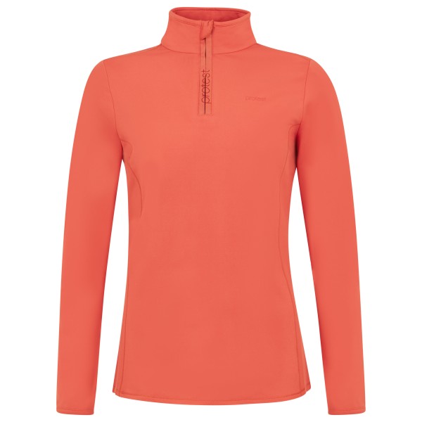 Protest - Women's Fabriz 1/4 Zip Top - Fleecepullover Gr 34 rot von Protest