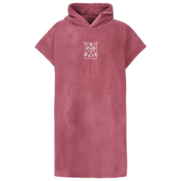 Protest - Women's Prtdilemma Poncho - Surf Poncho Gr One Size rot von Protest