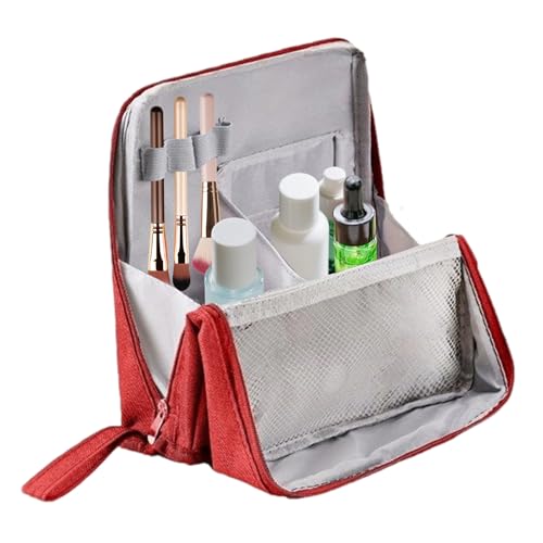 Protoence Kosmetiktasche für Damen | Tragbarer Kosmetikorganizer mit großem Fassungsvermögen und vertikaler Ausrichtung - Reisebehälter Für Shampoo Conditioner Sonnencreme von Protoence