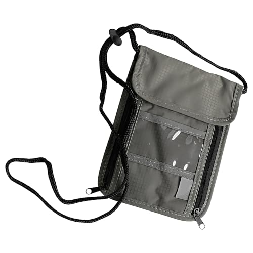 Protoence Reise Neck Wallet - Tragbare Halsgeldbörse - Diebstahlschutz Organizer Für Handy Dokumente Bankkarten von Protoence