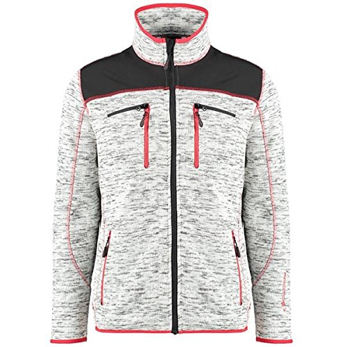 Protos® Inuit Herrenjacke Strick 104230, Farbe:hellgrau, Größe:3XL von Protos