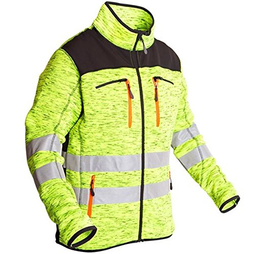 Protos® Inuit Herrenjacke Strick 104230, Farbe:gelb mit reflex, Größe:XXL von Protos