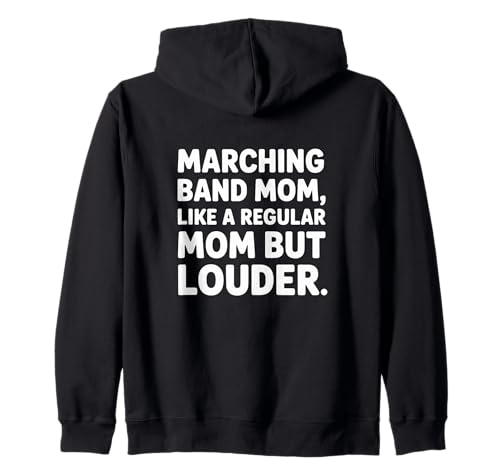 Blaskapelle Mama Like Regular Mama Louder Football Kapuzenjacke Blaskapelle Mama Like Regular Mama Louder Football Kapuzenjacke von Proud Band Parents Booster Spirit Moms