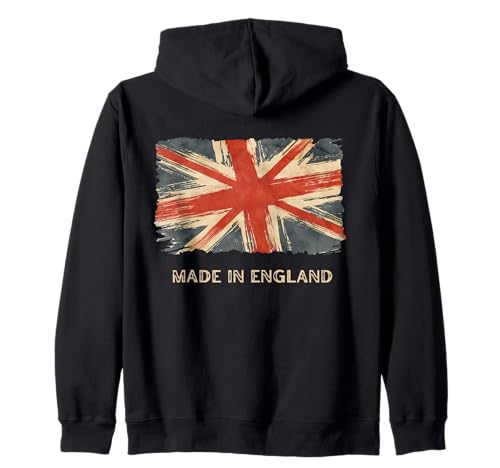 Britische Flagge mit britischem Stolz, Union Jack, England, Kinder, Jungen, Mädchen Kapuzenjacke von Proud British Flag UK Family Group Mum Dad Sons