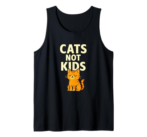 Cats Not Kids Lustiges Katzenliebhaber-Statement-Design Tank Top Cats Not Kids Lustiges Katzenliebhaber-Statement-Design Tank Top von Proud Cat Owners & Pet Humor Apparel