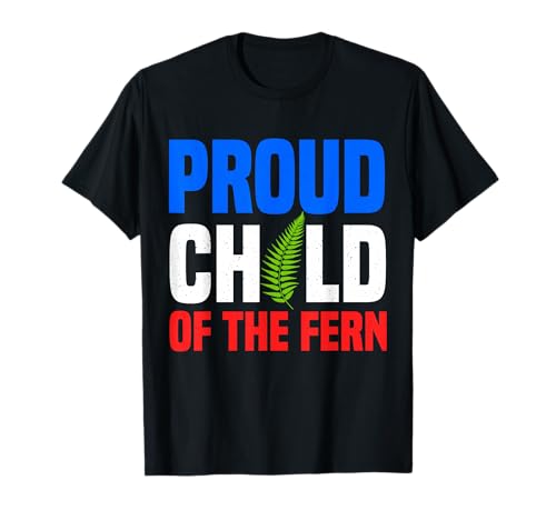 Stolzes Kind des Farns, Neuseeland Silberfarn T-Shirt von Proud Child Fern New Zealand Silverfern