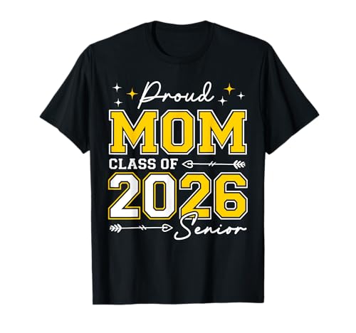 Jahrgang 2026 Mama Stolze Mutter eines Senioren 2026 2026 T-Shirt von Proud Family Of A 2026 Senior Year