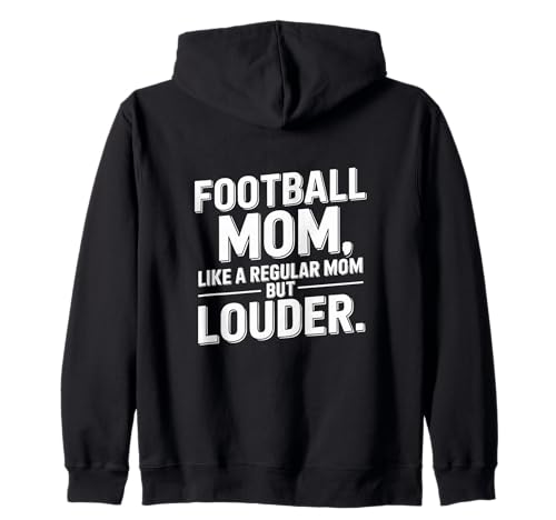 Fußball-Mama wie Normale Mama Lauterer Fußballfan Kapuzenjacke Fußball-Mama wie Normale Mama Lauterer Fußballfan Kapuzenjacke von Proud Football Mothers Supporters Families