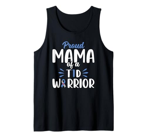 Mama, Typ-1-Diabetes-Bewusstsein, stolze Mama von einem T1D-Krieger Tank Top Mama, Typ-1-Diabetes-Bewusstsein, stolze Mama von einem T1D-Krieger Tank Top von Proud Mama Of A T1d Warrior