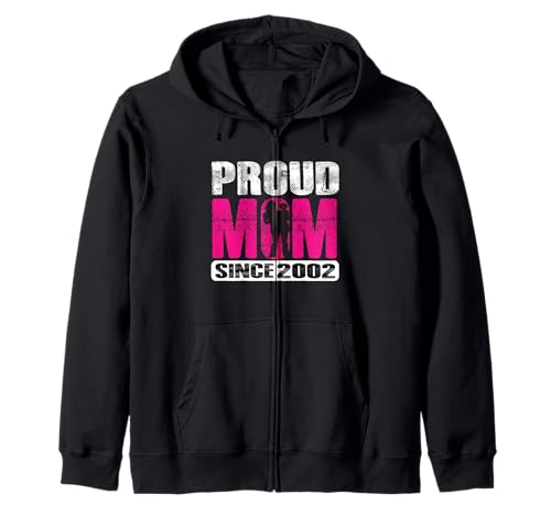 Stolze Mutter seit 2002 Stolze Mutter 2002 Mama 2002 Mutter 2002 Kapuzenjacke Stolze Mutter seit 2002 Stolze Mutter 2002 Mama 2002 Mutter 2002 Kapuzenjacke von Proud Mom Since 2002
