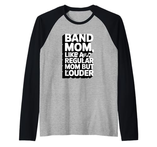 Band: Mama wie Normale Mutter, Lauter, Musik, Eltern Raglan von Proud Musical Family Supporters