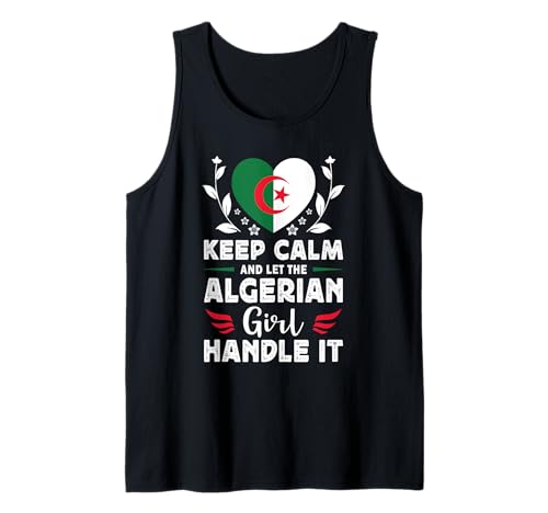 Let The Algerian Girl Handle it Algeria Flag Tank Top von Proud Nations Novelty Designs 4