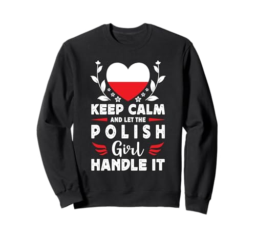 Let The Polish Girl Handle it Poland Flag Sweatshirt von Proud Nations Novelty Designs 4