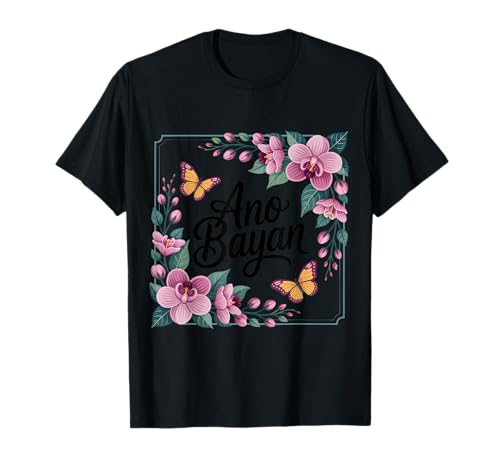Ano Bayan Floral Philippine Filipino Herren Damen T-Shirt von Proud Philippines & Funny Filipino Tees