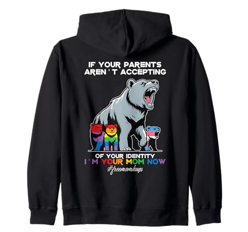 Ich bin jetzt deine Mutter LGBT-Mutter - Fierce Bear LGBTQ Pride Kids Kapuzenjacke von Proud Pulse Apparel.USA