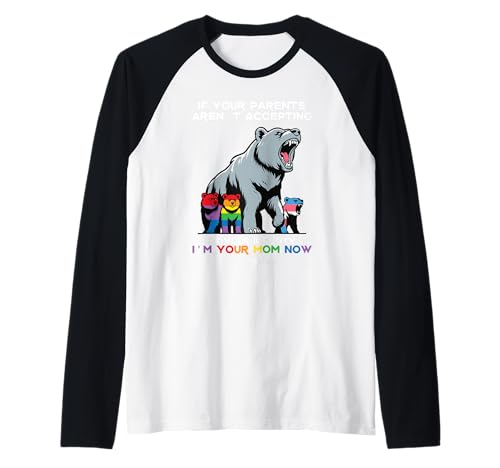 Ich bin jetzt deine Mutter LGBT-Mutter - Fierce Bear LGBTQ Pride Kids Raglan Ich bin jetzt deine Mutter LGBT-Mutter - Fierce Bear LGBTQ Pride Kids Raglan von Proud Pulse Apparel.USA