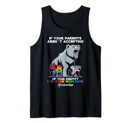 Ich bin jetzt deine Mutter LGBT-Mutter - Fierce Bear LGBTQ Pride Kids Tank Top von Proud Pulse Apparel.USA