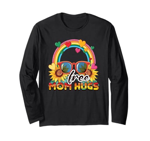 Kostenlose Mama umarmt LGBT Pride - LGBTQ Pride Month unterstützt Mama Langarmshirt Kostenlose Mama umarmt LGBT Pride - LGBTQ Pride Month unterstützt Mama Langarmshirt von Proud Pulse Apparel.USA