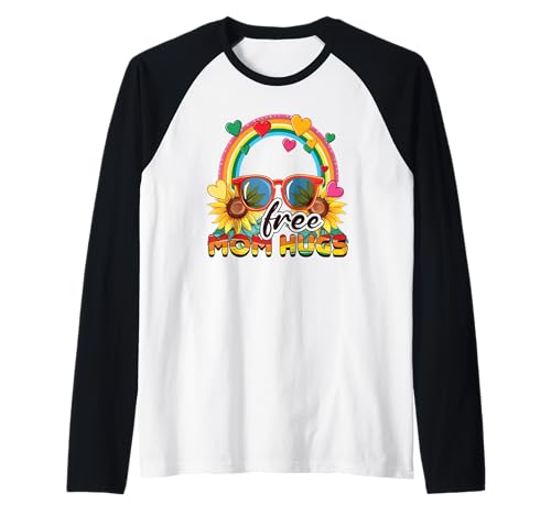 Kostenlose Mama umarmt LGBT Pride - LGBTQ Pride Month unterstützt Mama Raglan Kostenlose Mama umarmt LGBT Pride - LGBTQ Pride Month unterstützt Mama Raglan von Proud Pulse Apparel.USA