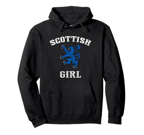 Schottisches Mädchen Schottland Damen Pullover Hoodie von Proud Scottish Girls Scotland Lion Rampant