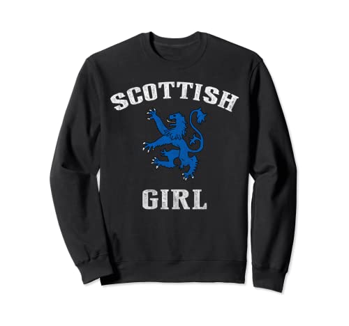 Schottisches Mädchen Schottland Damen Sweatshirt von Proud Scottish Girls Scotland Lion Rampant
