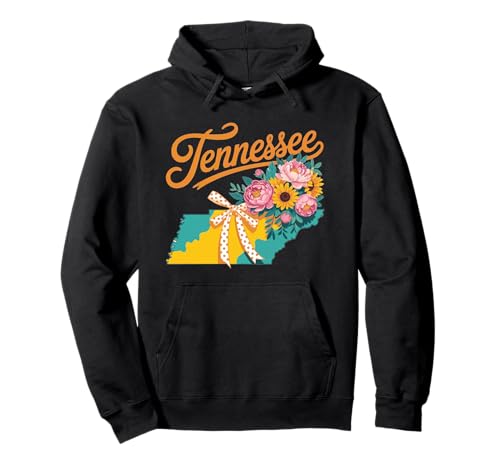 State of Tennessee Feminine Coquette Style for Women, Girls Pullover Hoodie State of Tennessee Feminine Coquette Style for Women, Girls Pullover Hoodie von Proud Tennesseans State Pride Coquette Apparel