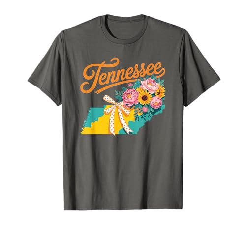 State of Tennessee Feminine Coquette Style for Women, Girls T-Shirt State of Tennessee Feminine Coquette Style for Women, Girls T-Shirt von Proud Tennesseans State Pride Coquette Apparel