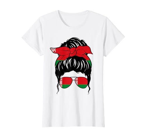 Belarussisches Mädchen Weißrussische Flagge Stolze Belarussische Frau T-Shirt Belarussisches Mädchen Weißrussische Flagge Stolze Belarussische Frau T-Shirt von Proud To Be A Belarusian Girl Apparel Co.