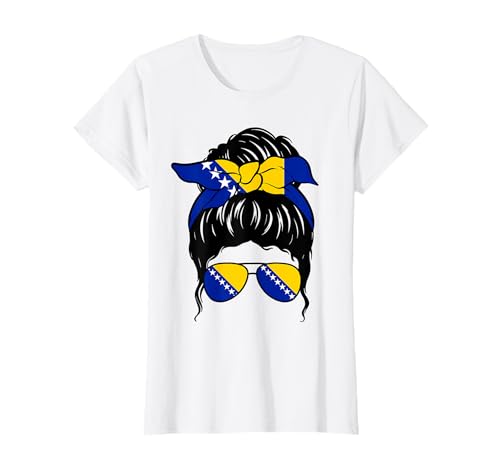 Bosnische Mädchen Bosnien und Herzegowina Flagge Stolze Bosnische Frau T-Shirt Bosnische Mädchen Bosnien und Herzegowina Flagge Stolze Bosnische Frau T-Shirt von Proud To Be A Bosnian Girl Apparel Co.