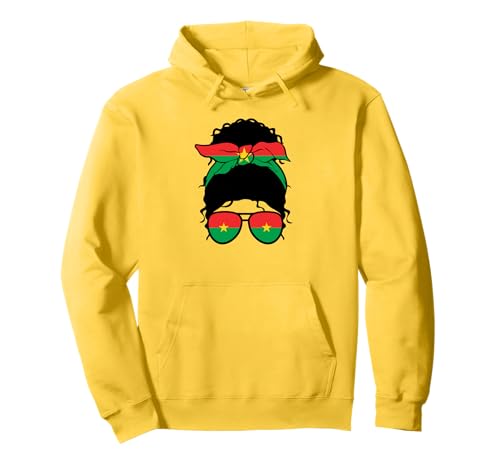 Burkinabè Mädchen Burkina Faso Flagge Stolze Burkinabè Frau Pullover Hoodie Burkinabè Mädchen Burkina Faso Flagge Stolze Burkinabè Frau Pullover Hoodie von Proud To Be A Burkinabè Girl Apparel Co.