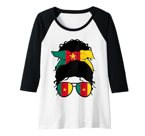 Damen Kamerunisches Mädchen Kamerun Flagge Stolze Kamerunische Frau Raglan Damen Kamerunisches Mädchen Kamerun Flagge Stolze Kamerunische Frau Raglan von Proud To Be A Cameroonian Girl Apparel Co.